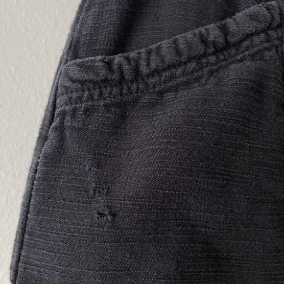 Free People Bay To Breakers Pants Size S Black Barrel Harem Baggy Cargo - Picture 8 of 16